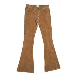 White Crow Corduroy Flare Pants Size 25 Boho Fall Retro Y2K Western Festival 70s
